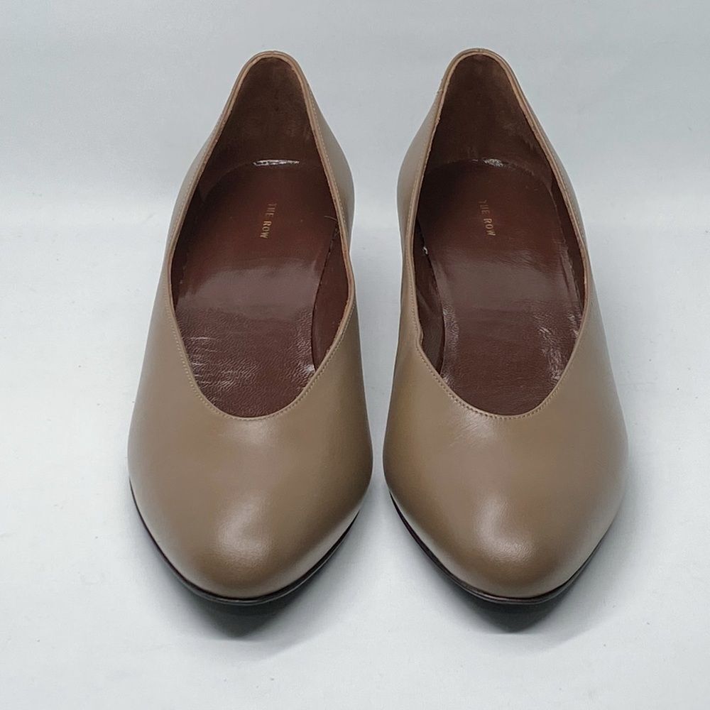 The Row Almond Leather Pump size 37.5 - Picture 3 of 13